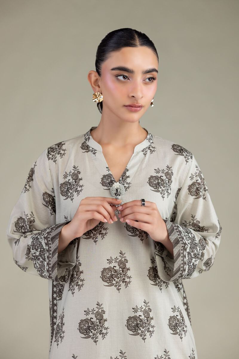 Printed | Cambric | Floral Longline Kurta | USD 35.00