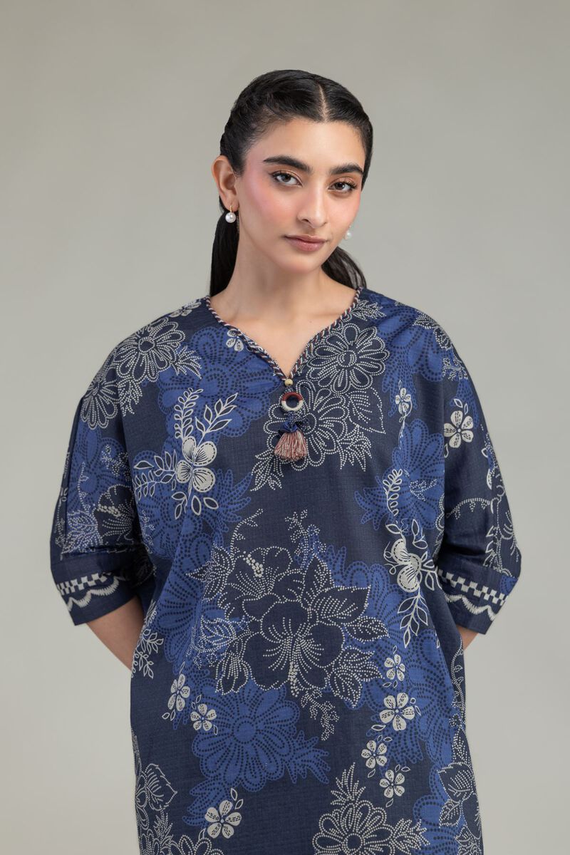 Printed | Cotton Dobby | Short Floral Kurta | USD 35.00