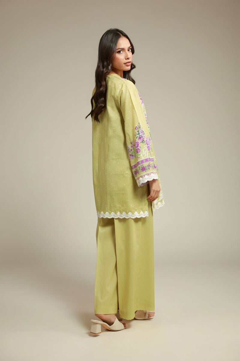 Printed | Cambric | Floral Lace Co-ords | USD 55.00