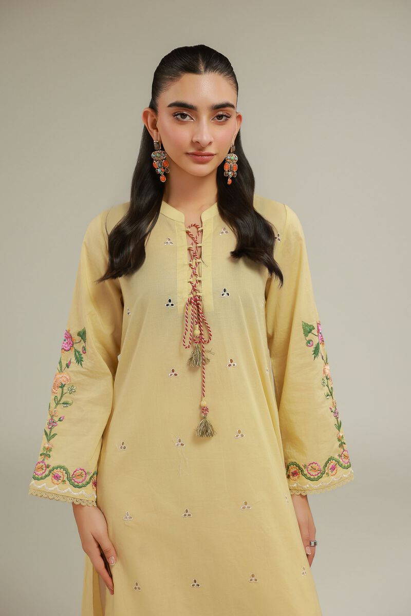 Embroidered | Cambric | Kurta | USD 40.00