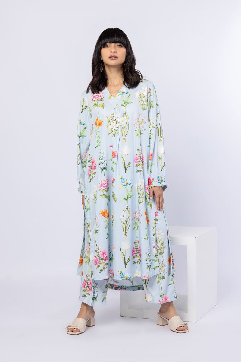 Printed | Viscose Crepe | Pants | null