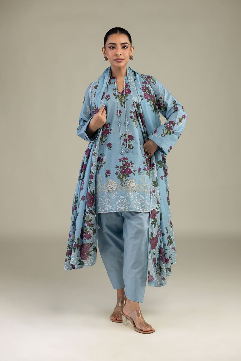 Printed | Lawn | Floral Lawn Dupatta | USD 25.00