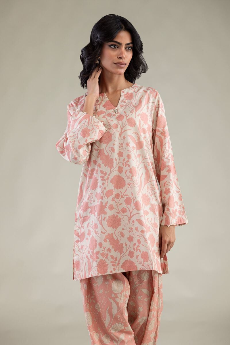 Embroidered | Cambric | Floral Cambric Kurta | USD 35.00