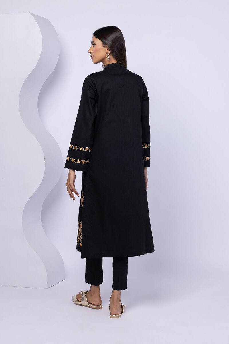 Embroidered | Crosshatch Poplin | Kurta | USD 20.00