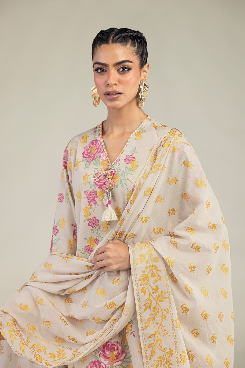 Printed | Lawn | Floral Lawn Dupatta | USD 30.00