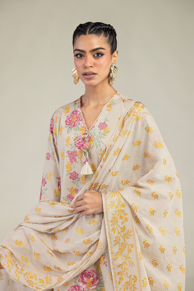 Printed | Lawn | Floral Lawn Dupatta | USD 30.00