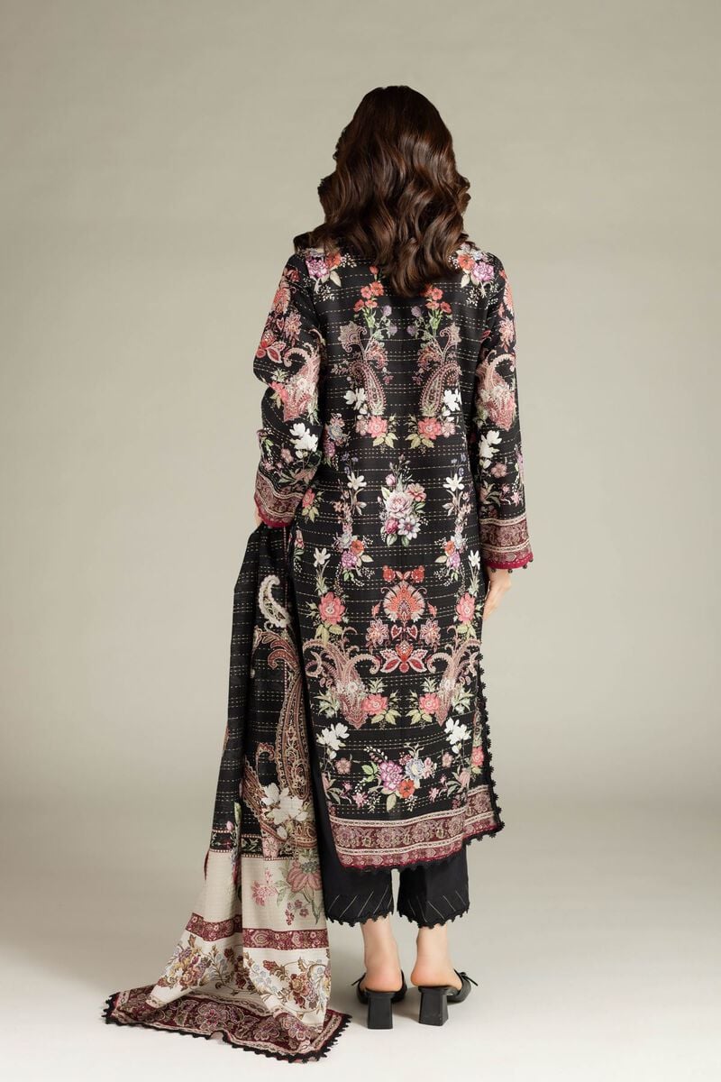 Printed | Mesuri Dobby | Tailored 3 Piece | USD 65.00