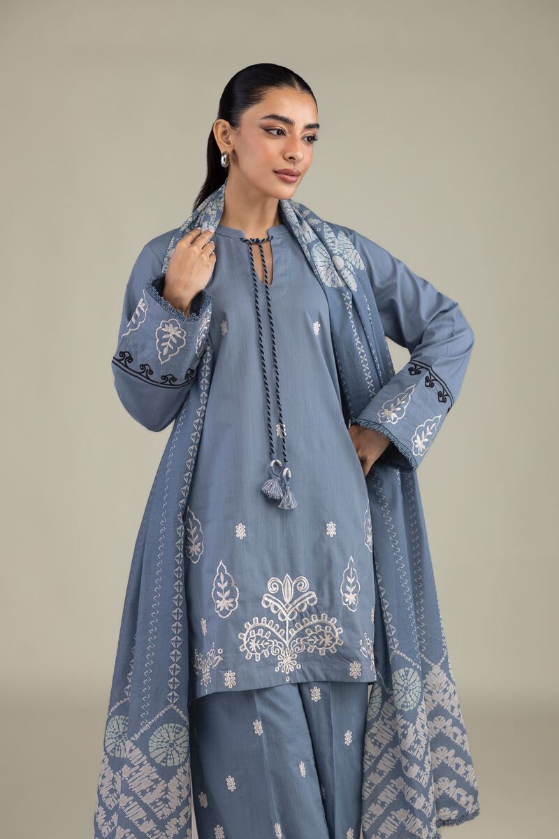 Textured Lawn | Embroidered | Floral Lawn Dupatta | USD 30.00