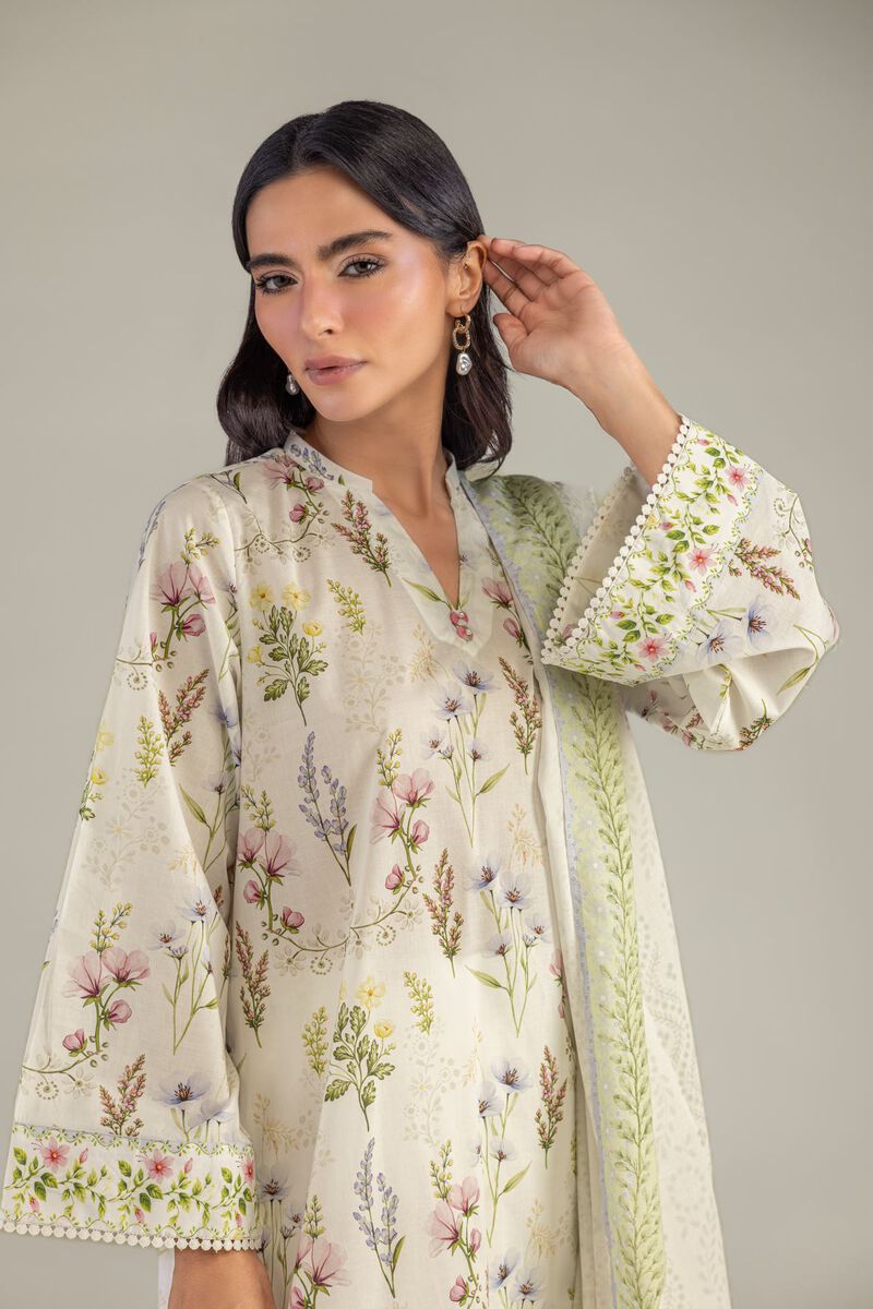 Printed | Lawn | Floral Lawn Dupatta | USD 30.00