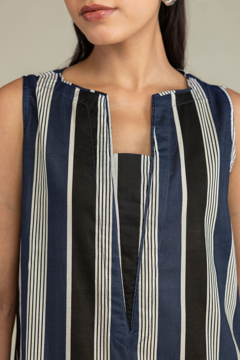 Printed | Cambric | Sleeveless Longline Kurta | USD 17.50