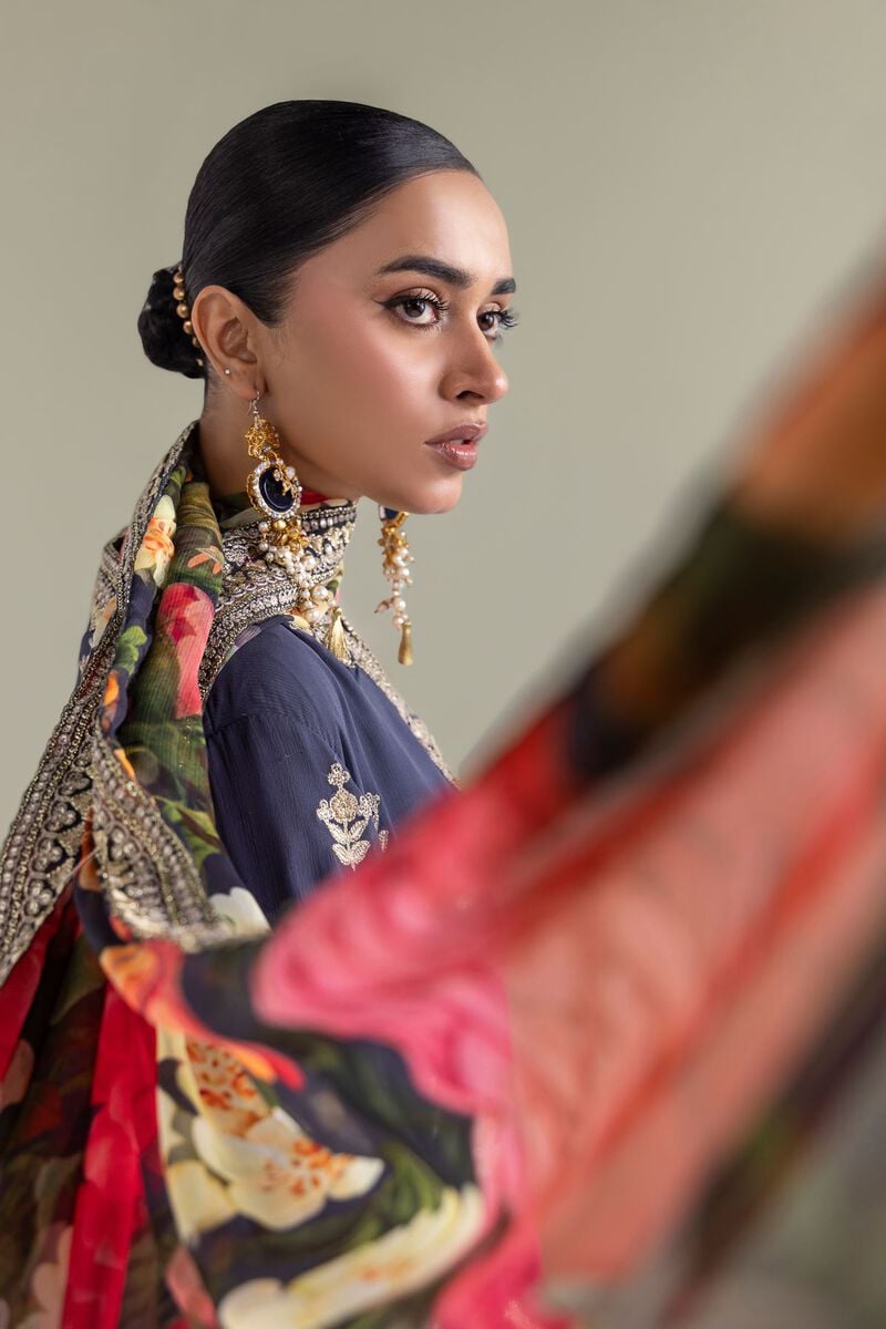 Embroidered | Chiffon | 3-piece Co-ord Set | USD 155.00