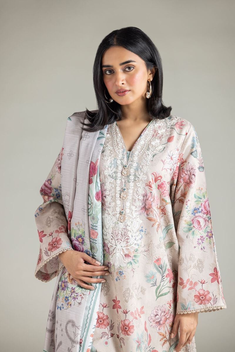 Printed | Jacquard | Tailored 3 Piece | USD 70.00