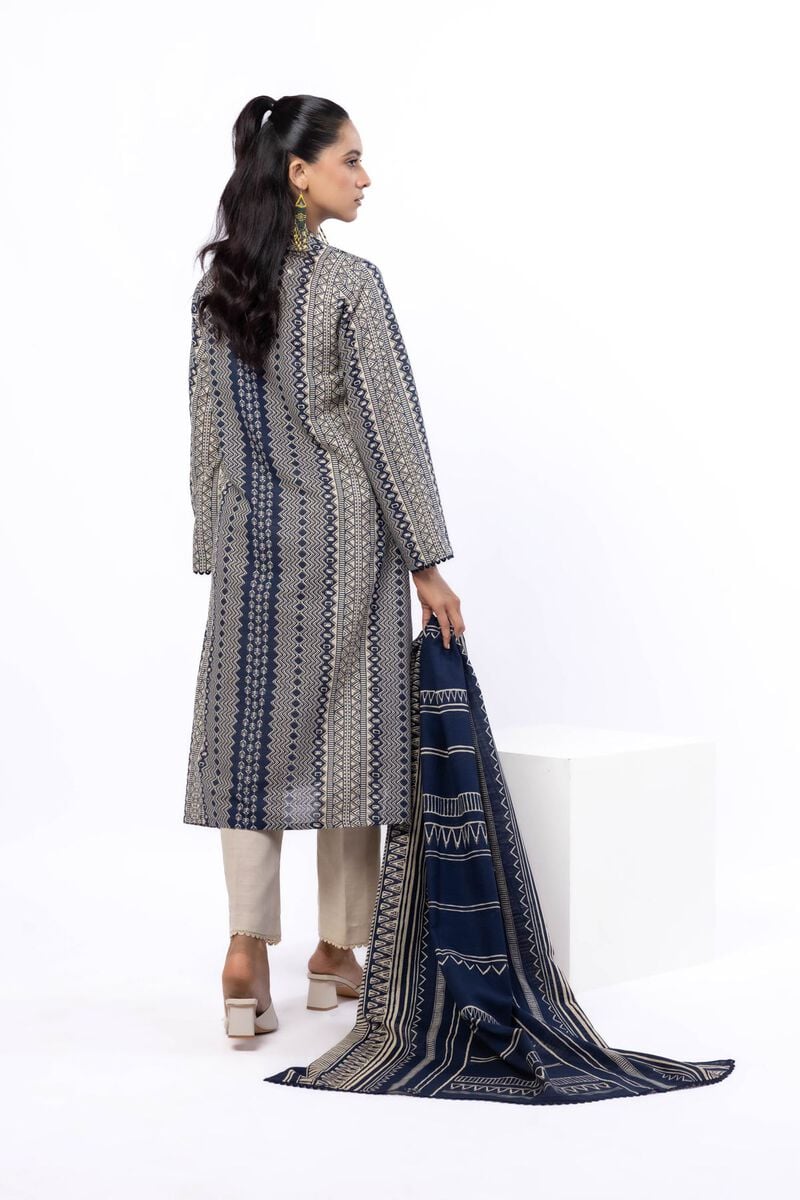 Printed | Light Khaddar | Tailored 3 Piece | USD 45.00