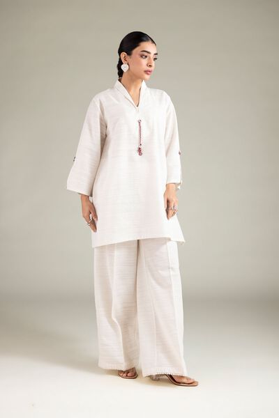 Dyed | Textured Cotton | Solid Straight Shalwar | USD 25.00