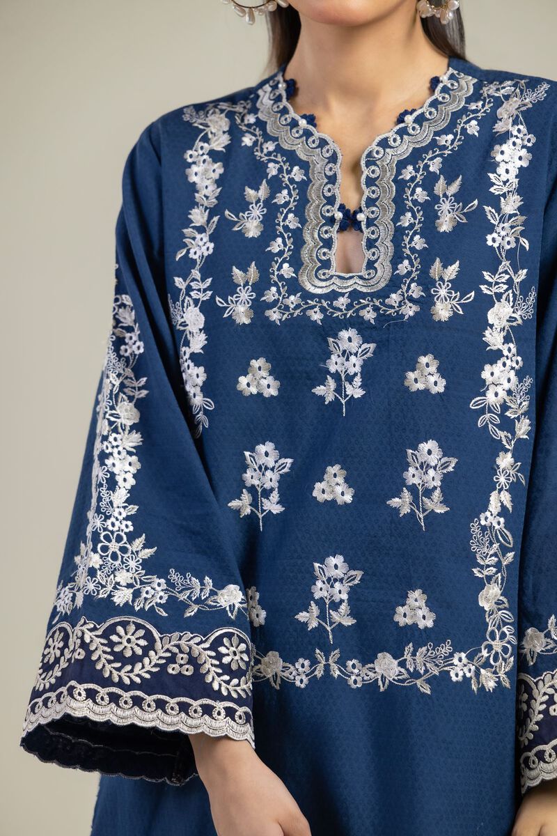 Embroidered | Cotton Dobby | Cotton Tailored Set | USD 70.00