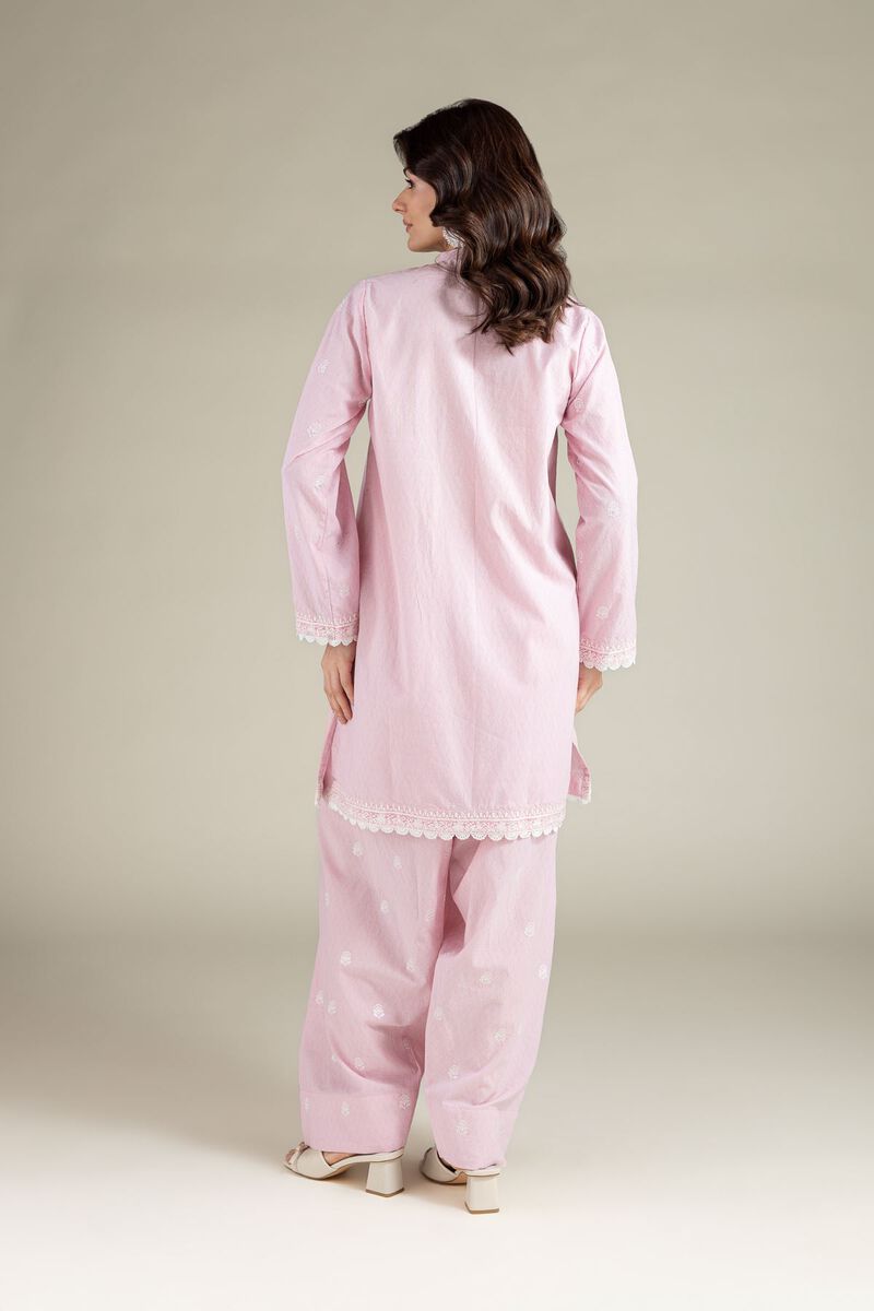 Embroidered | Cotton Dobby | 2-Piece Tailored Set | USD 60.00