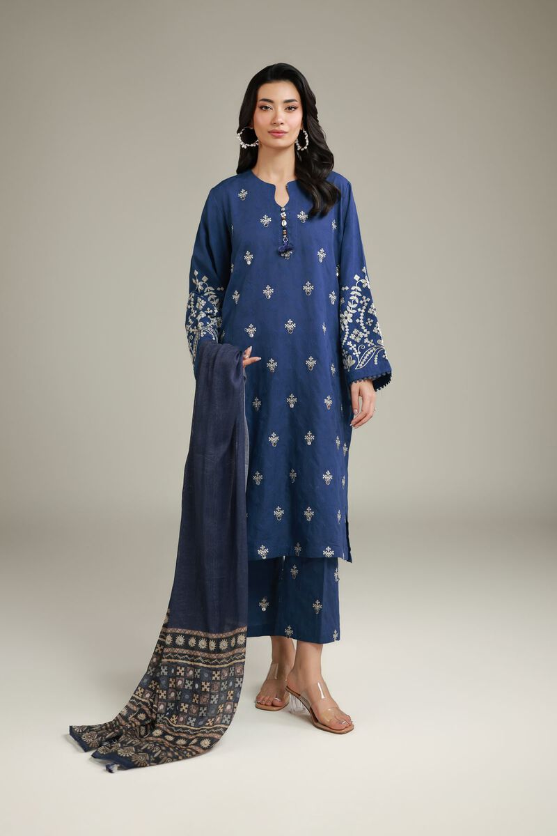 Embroidered | Broshia | Tailored 3 Piece | USD 80.00