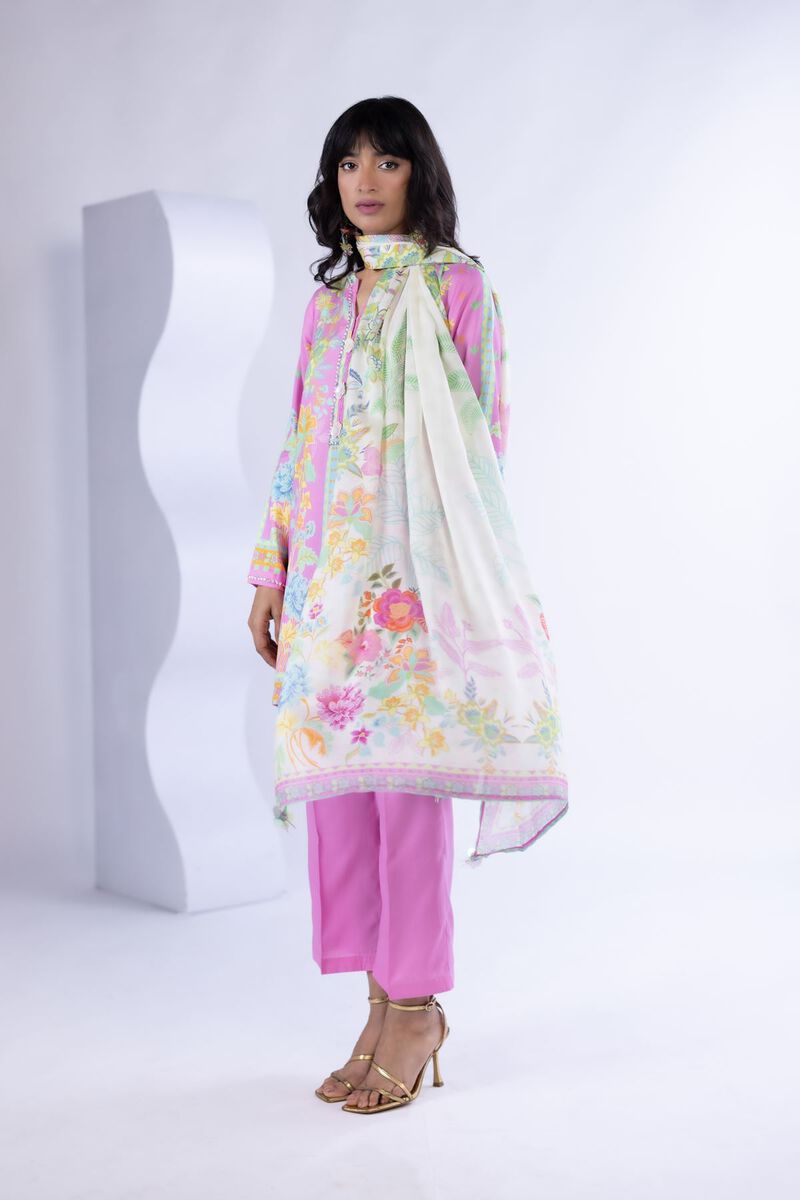 Printed | Light Thai Silk | Dupatta | USD 23.00