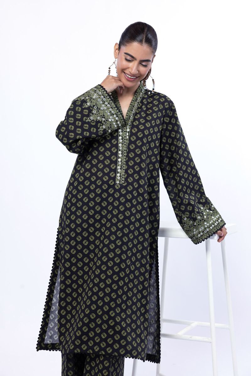 Embroidered | Khaddar | Tailored 2 Piece | Top and Bottom | USD 40.00