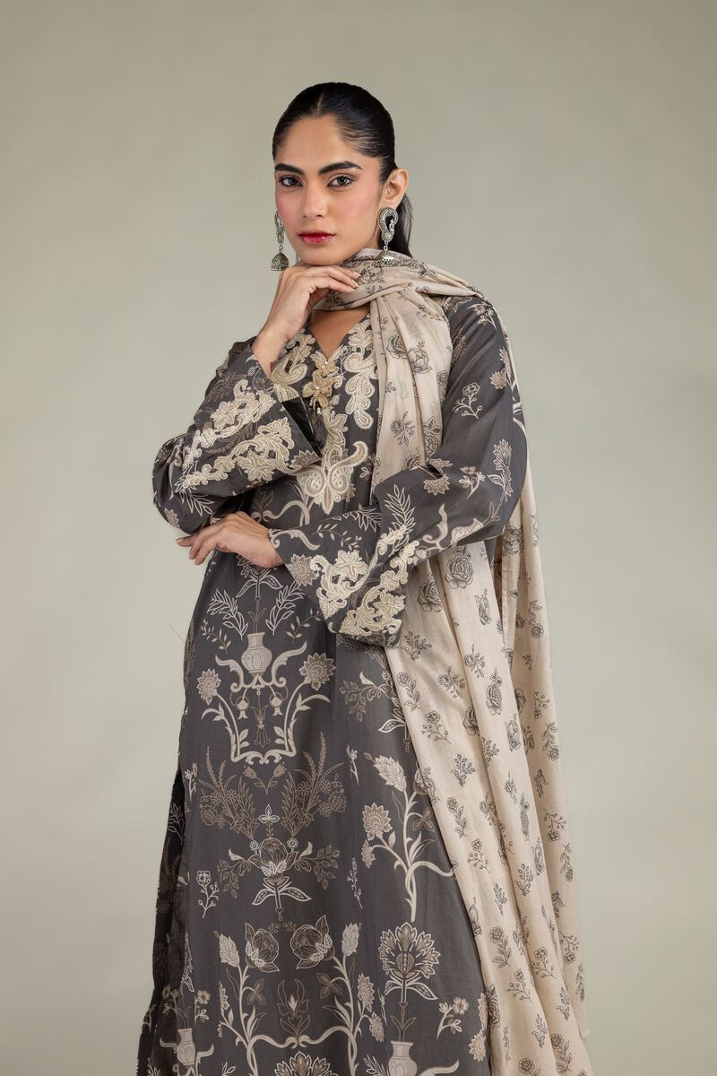 Embroidered | Lawn | Floral Lawn Dupatta | USD 30.00