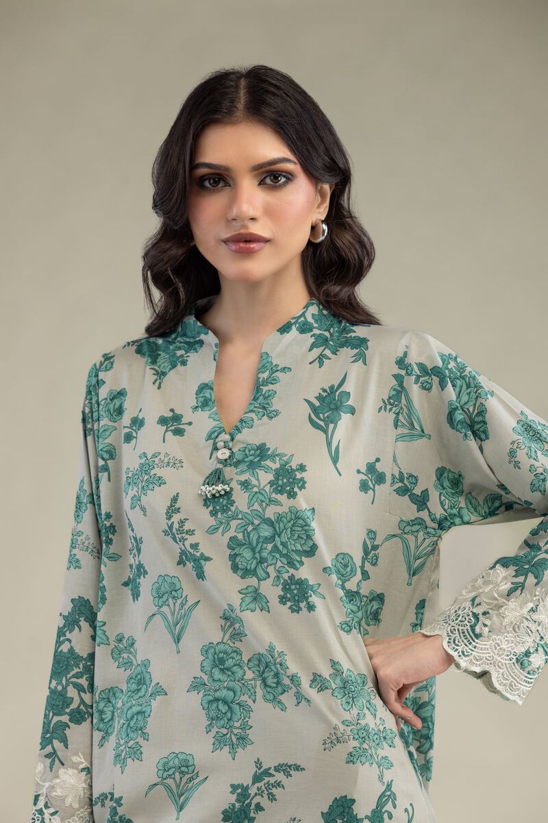 Embroidered | Lawn | Short Lawn Kurta | USD 40.00
