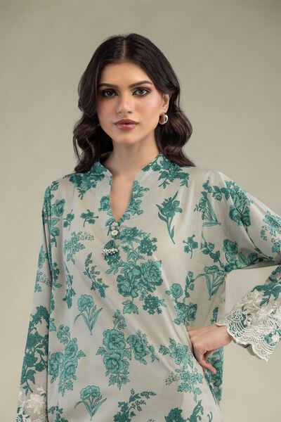 Embroidered | Lawn | Short Lawn Kurta | USD 40.00