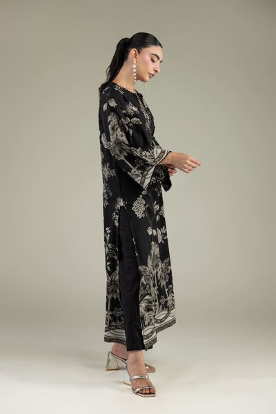 Printed | Cambric | Black Solid Pants | USD 30.00