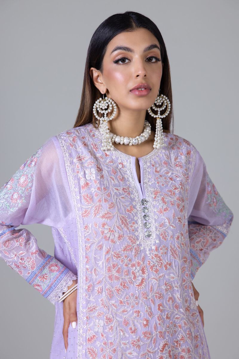 Embroidered | Viscose Polyester Net | Kurta | null