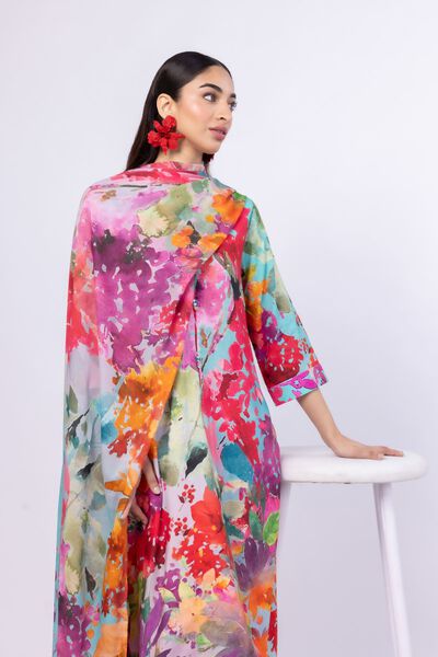 Printed | Light Thai Silk | Dupatta | USD 18.00