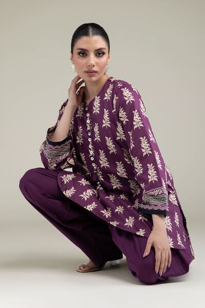 Printed | Cambric | Short Cambric Kurta | USD 30.00
