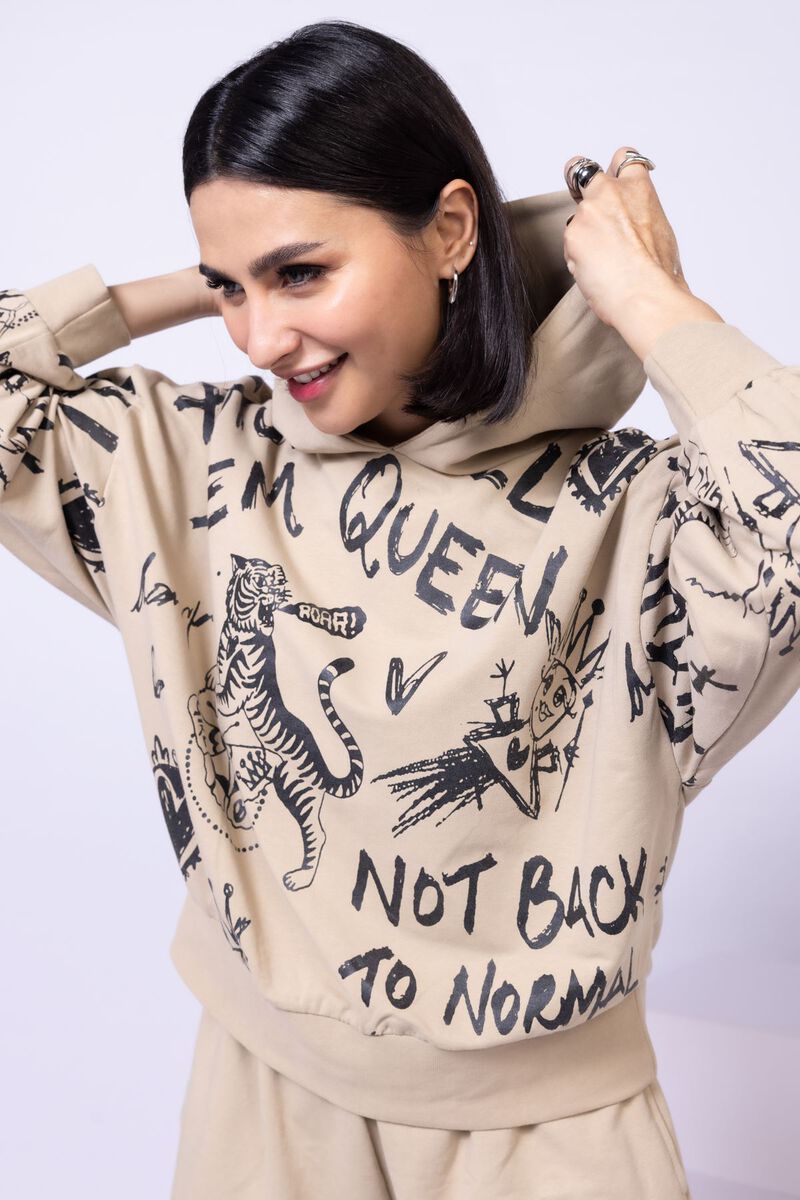 Printed | Lycra Terry | Hoodie | USD 7.50