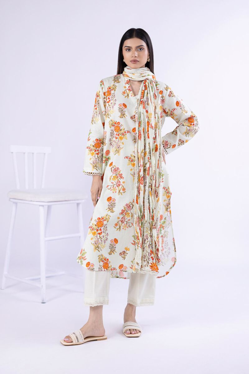 Printed | Voile | Dupatta | USD 15.00