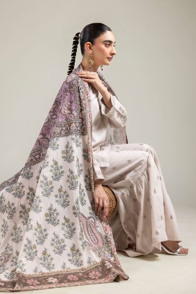 Embroidered | Lawn | Lawn Paisley Dupatta | USD 25.00