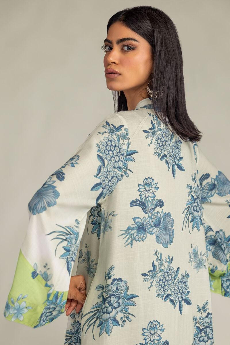 Printed | Raw Silk | Floral Silk Kurta | USD 40.00