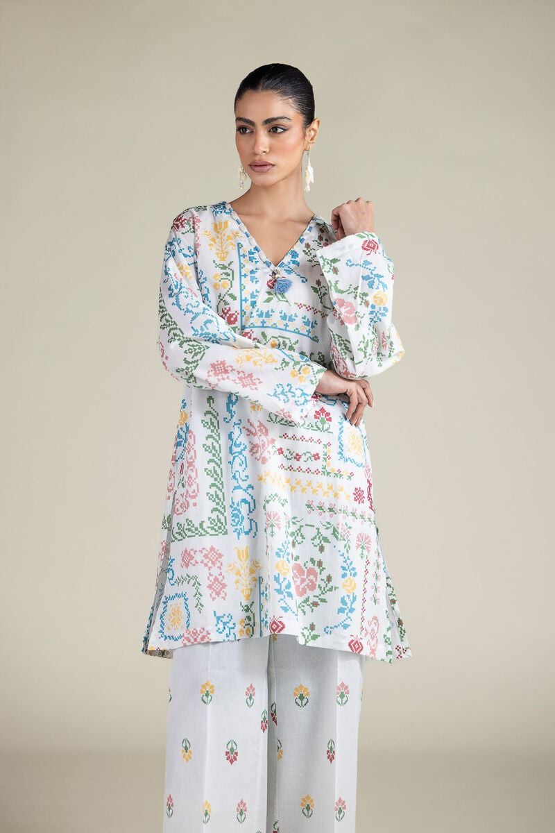 Printed | Cambric | Tailored Cambric Set | USD 40.00