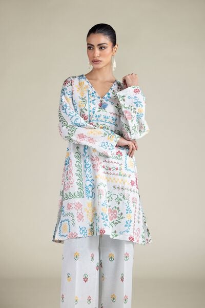 Printed | Cambric | Tailored Cambric Set | USD 40.00