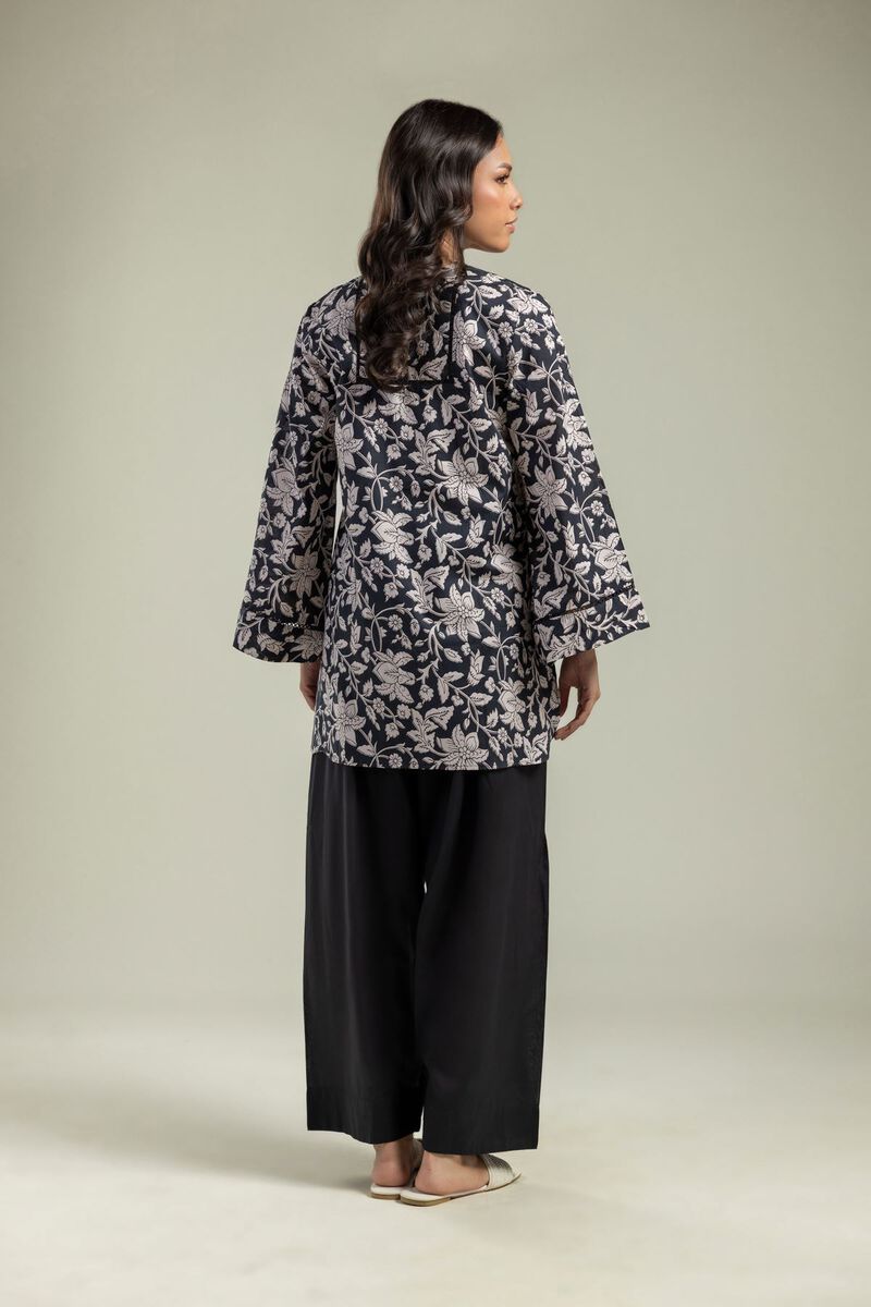 Printed | Cambric | Black Cambric Kurta | USD 30.00