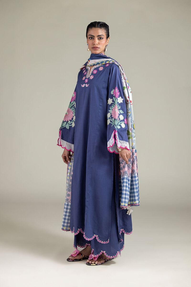 Embroidered | Textured Cotton | Dupatta | USD 25.00