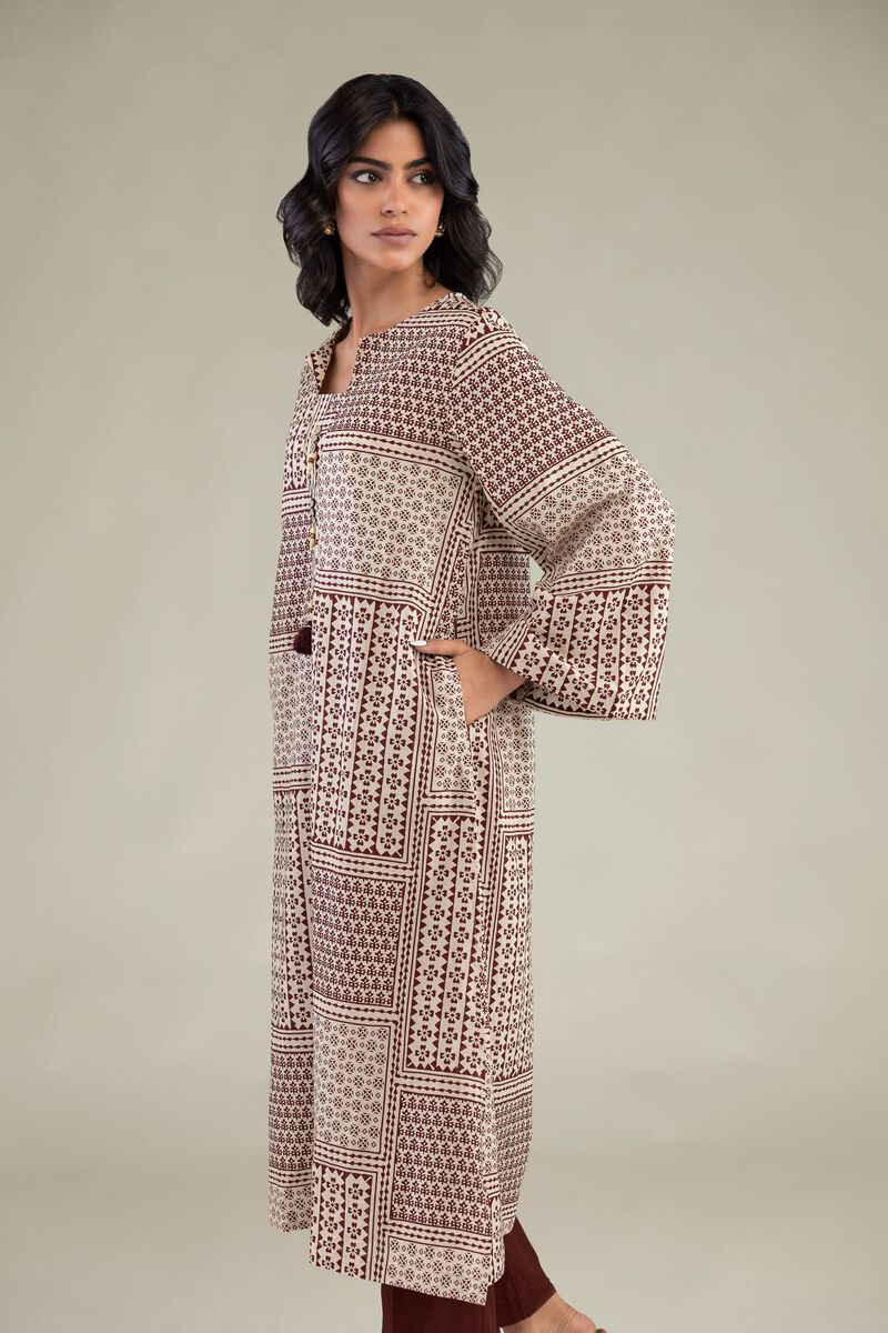 Printed | Cambric | Cambric Longline Kurta | USD 35.00