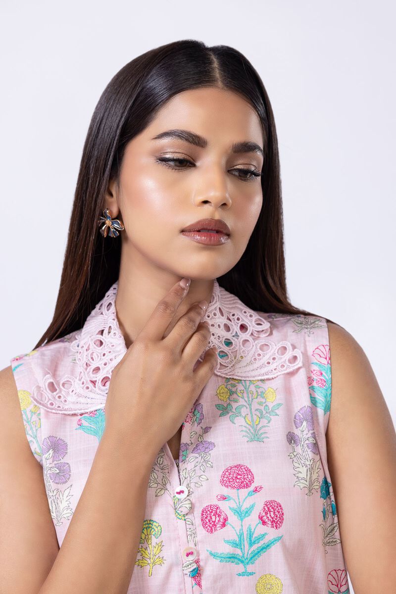 Embroidered | Crosshatch Poplin | Kurta | USD 7.50