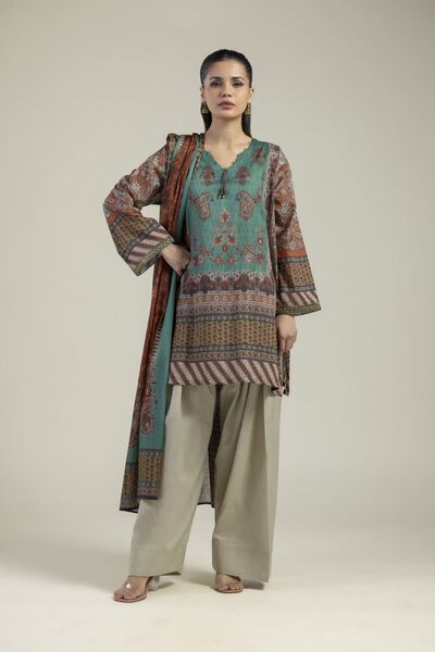 Embroidered | Textured Lawn | Lawn Tailored 3-Piece | USD 60.00