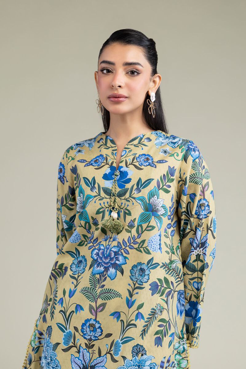 Printed | Cotton Dobby | Floral Cotton Kurta | USD 30.00