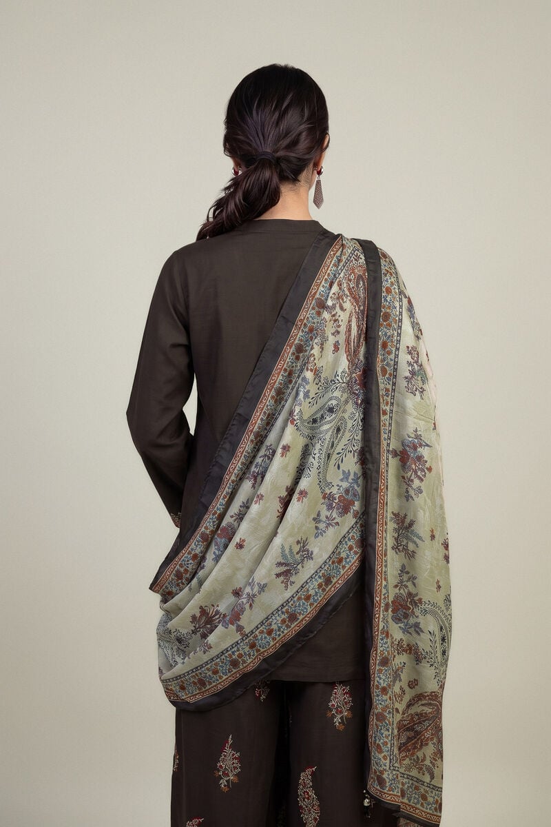 Embroidered | Polyester Silk | Polyester Silk Dupatta | USD 35.00