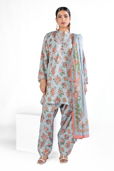 Embroidered | Lawn | Fabrics 3 Piece | USD 13.50