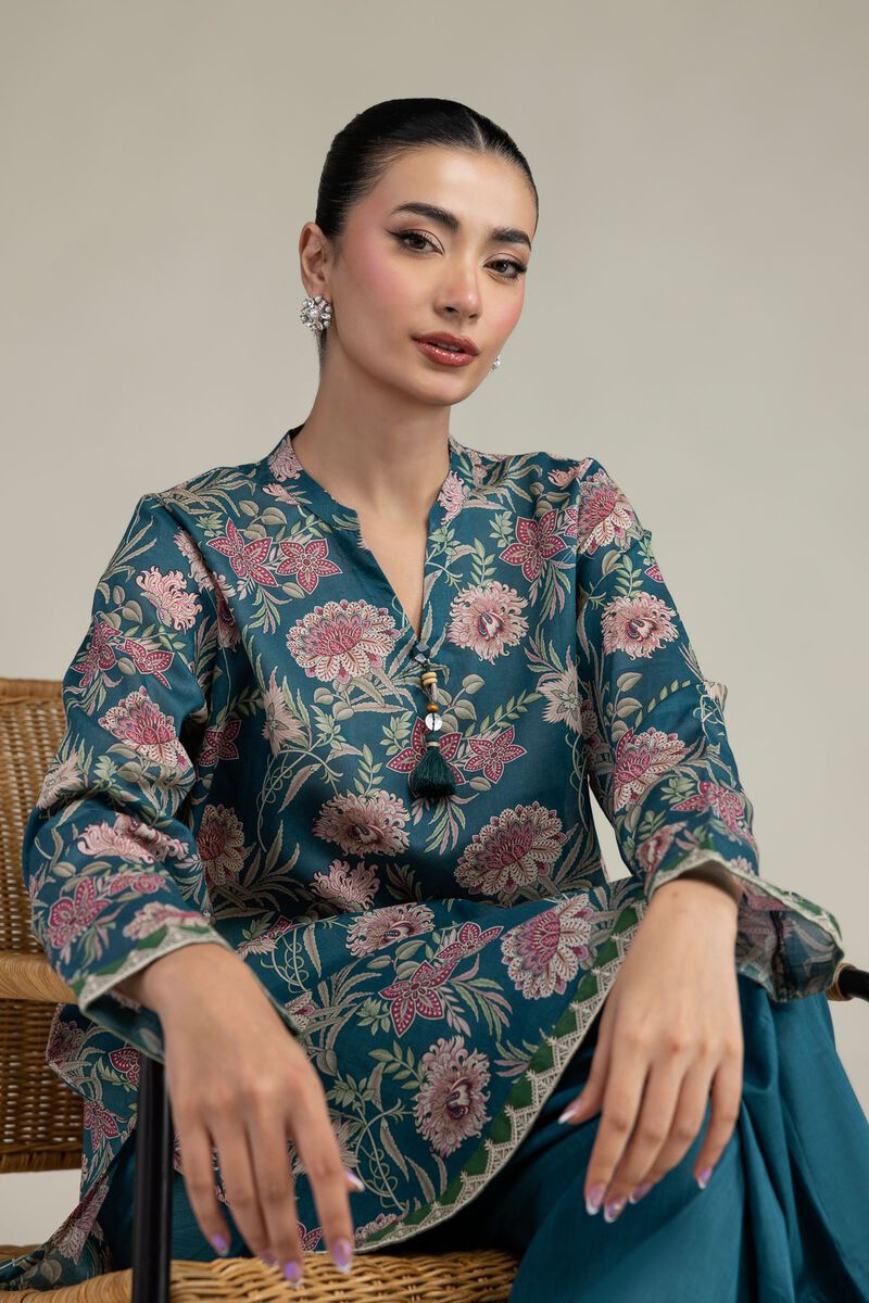 Embroidered | Cambric | Tailored 2-Piece Set | USD 35.00