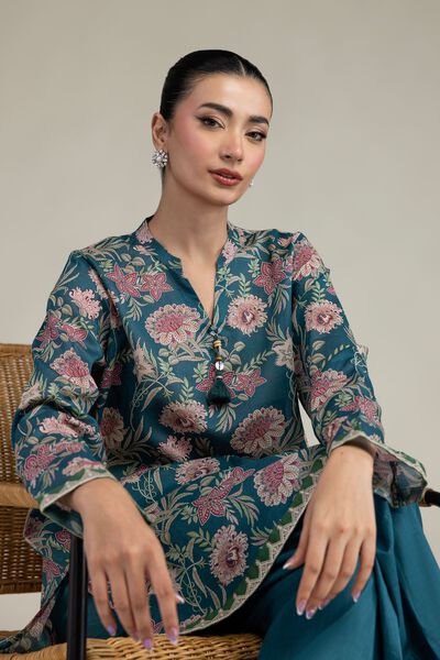 Embroidered | Cambric | Tailored 2-Piece Set | USD 35.00