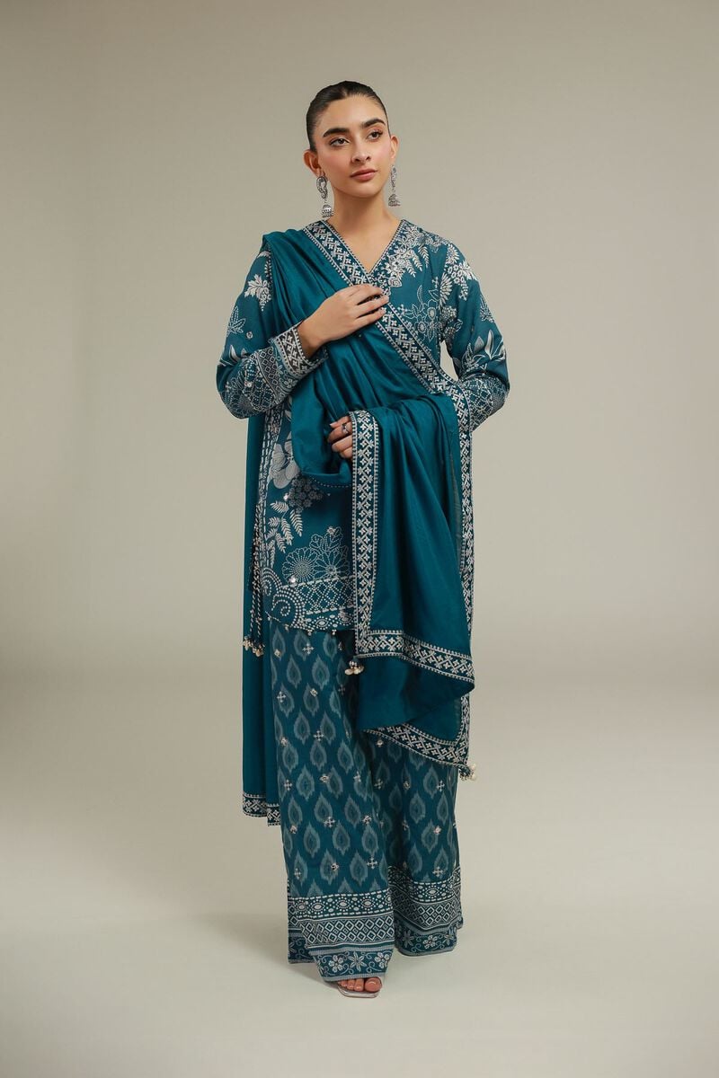 Embroidered | Polyester Silk | Geometric Threadwork Dupatta | USD 40.00