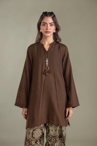 Printed | Light Khaddar | Solid Khaddar Kurta | USD 35.00