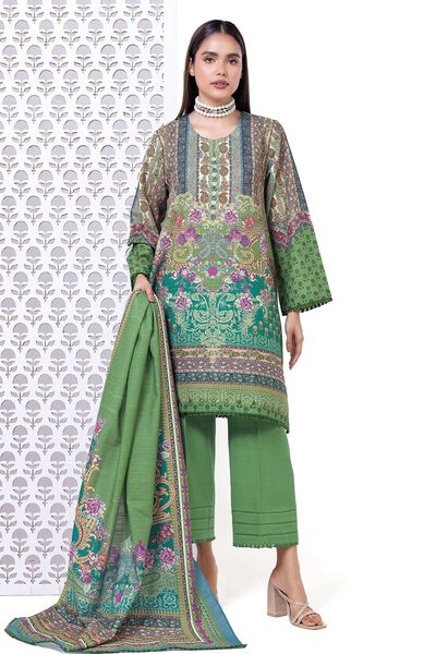 Printed | Light khaddar Messuri | Tailored 3 Piece | USD 35.00