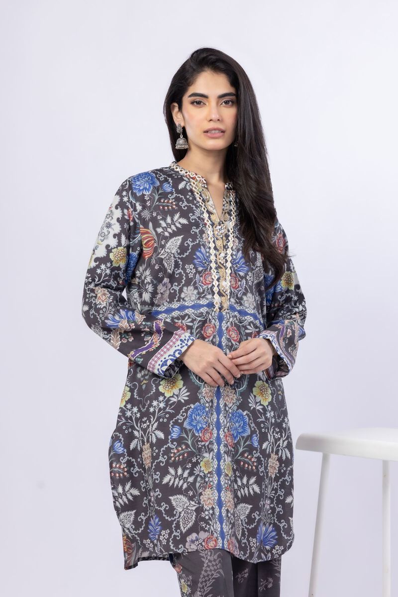 Embroidered | Russian Raw Silk | Kurta | USD 35.00